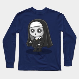 cute demon nun Long Sleeve T-Shirt